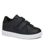 Oyo Kız / Erkek Çocuk Işıklı Siyah Beyaz Sneaker Bebe Patik Filet Spor Ayakkabı 313.p19k.100 Jojo